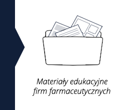 Materiały edukacyjne firm farmaceutycznych