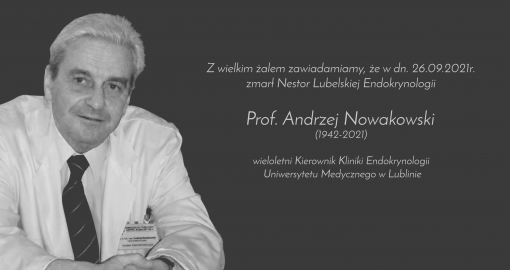 Żegnamy Prof. Andrzeja Nowakowskiego