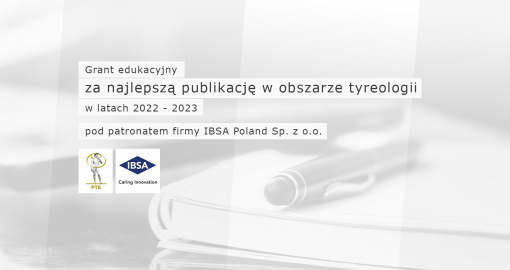 Grant edukacyjny za najlepszą publikację w latach 2022 - 2023 w obszarze tyreologii